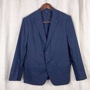 Bonobos 40S stretch cotton twill slim fit blazer zip pockets travel suit jacket